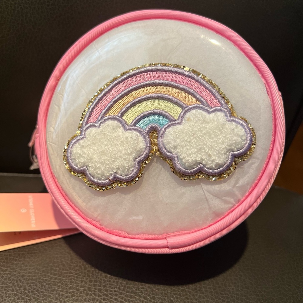 Stoney Clover Lane x Target Rainbow patch Pink Mini Circle Pouch